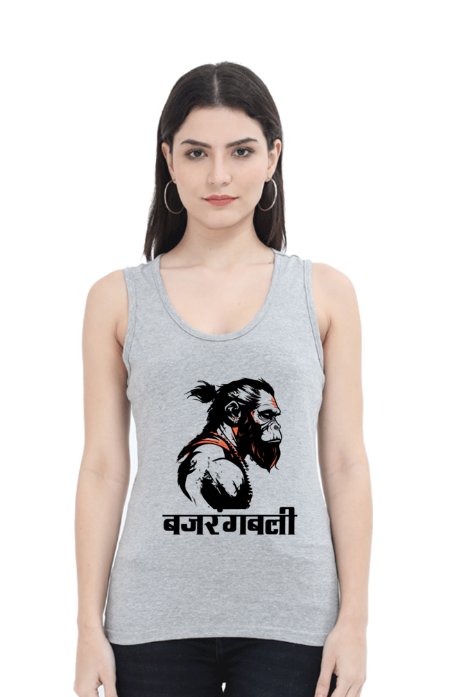 Hanuman BhaktiTank Top T-Shirts for Women Vastrdhamm