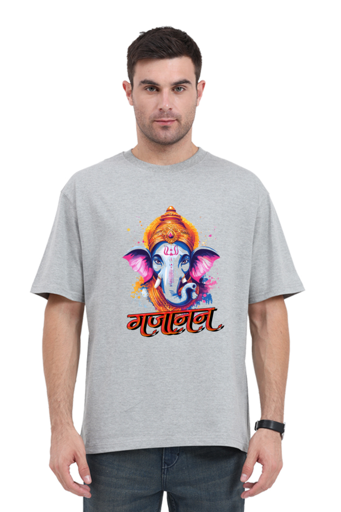 Ganesha Blessings Oversized Classic T-Shirts for Men Vastrdhamm