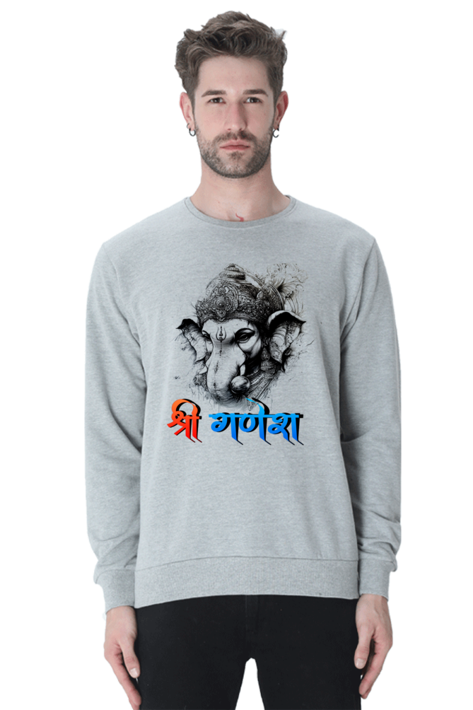 Jai Ganesha Power Sweatshirt T-Shirts for Men Vastrdhamm