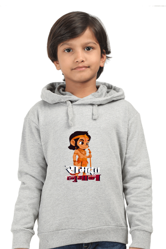 Hanuman Devotion Hoodie Sweatshirt  T-Shirts for Boy Vastrdhamm