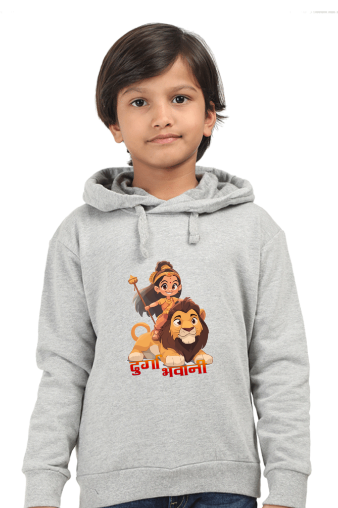 Maa Durga Warrior Hoodie Sweatshirt  T-Shirts for Boy Vastrdhamm