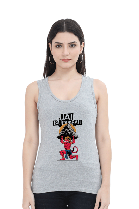 Hanuman Divine EnergyTank Top T-Shirts for Women Vastrdhamm