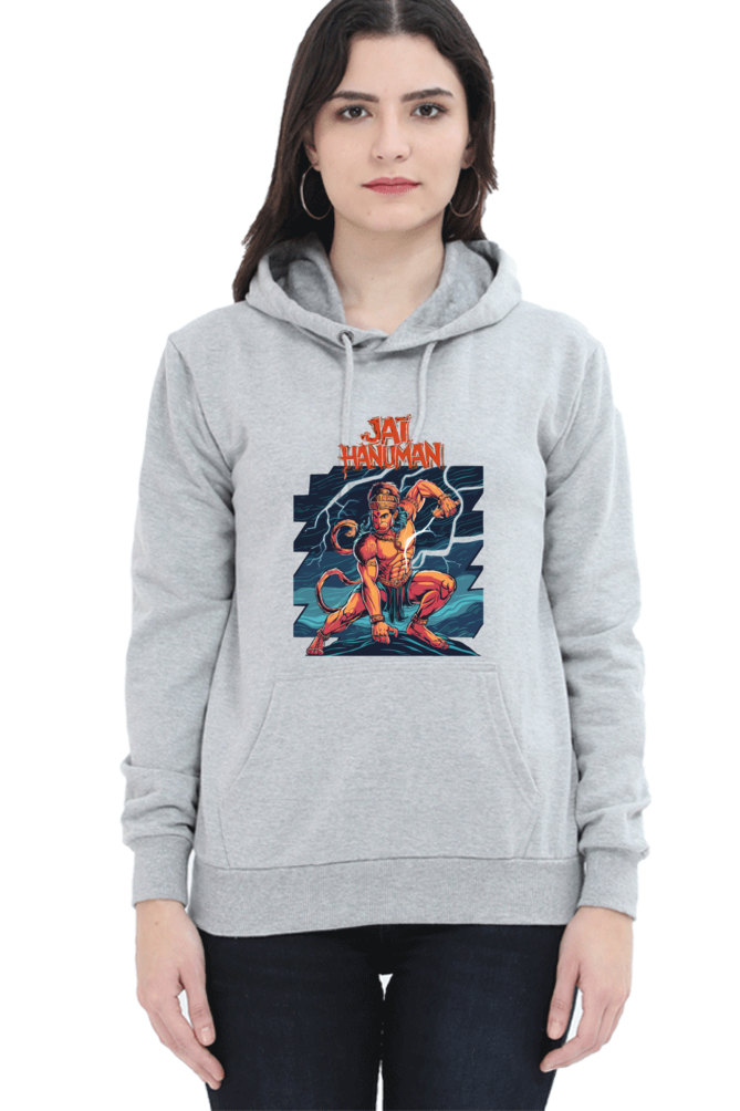 Hanuman Valor UnleashedHoodie Sweatshirt T-Shirts for Women Vastrdhamm