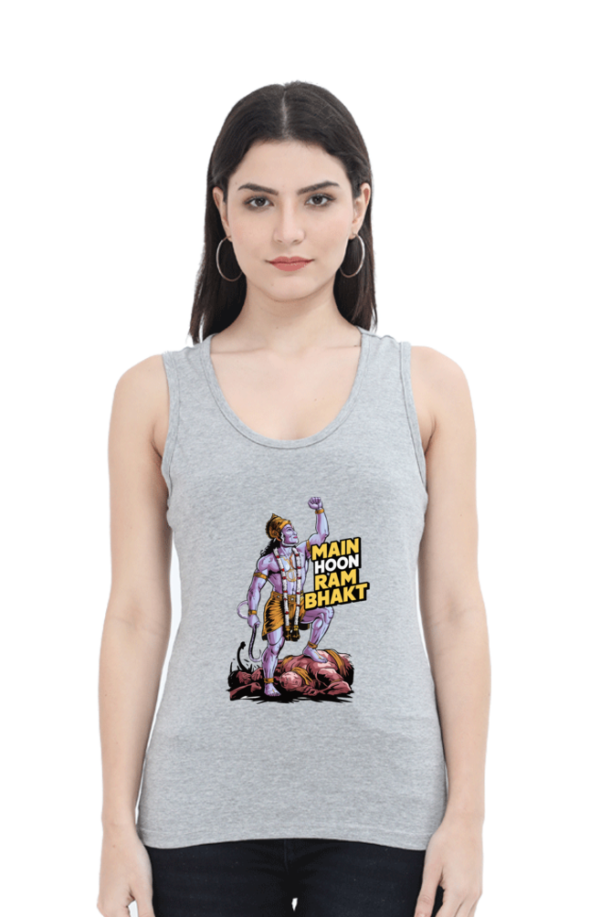 Hanuman Mighty DevoteeTank Top T-Shirts for Women Vastrdhamm