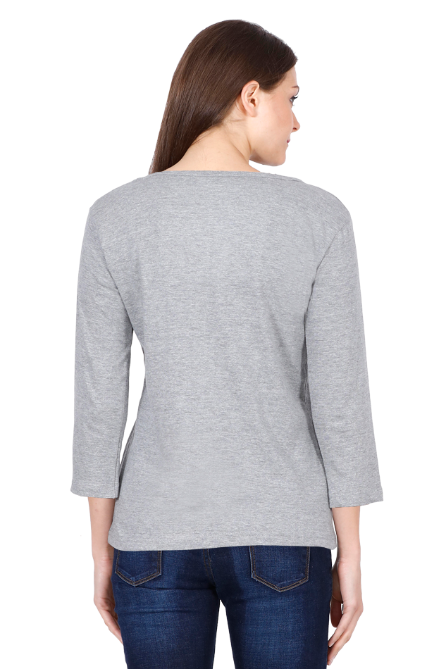 InquilabRound Neck Full Sleeve T-Shirts for Women Vastrdhamm