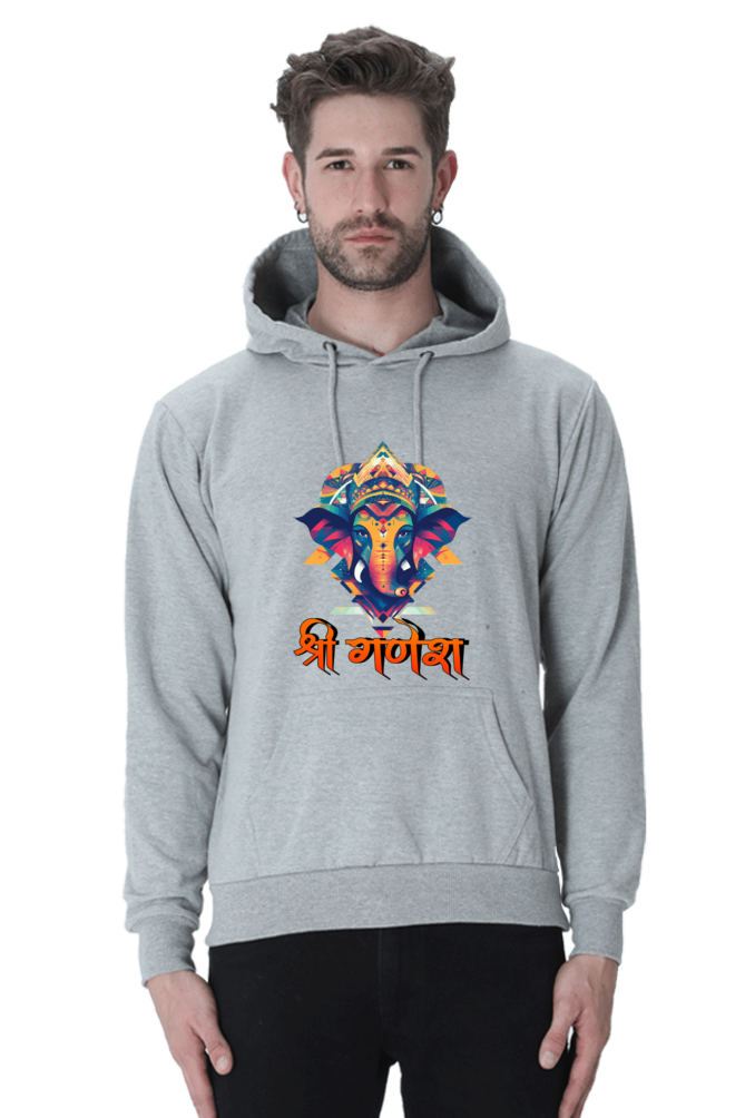 Jai Ganesha Protector Hoodie Sweatshirt T-Shirts for Men Vastrdhamm