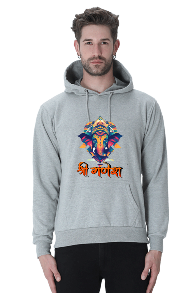 Jai Ganesha Protector Hoodie Sweatshirt T-Shirts for Men Vastrdhamm