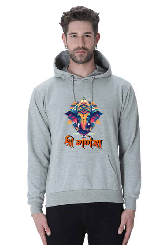 Jai Ganesha Protector Hoodie Sweatshirt T-Shirts for Men Vastrdhamm