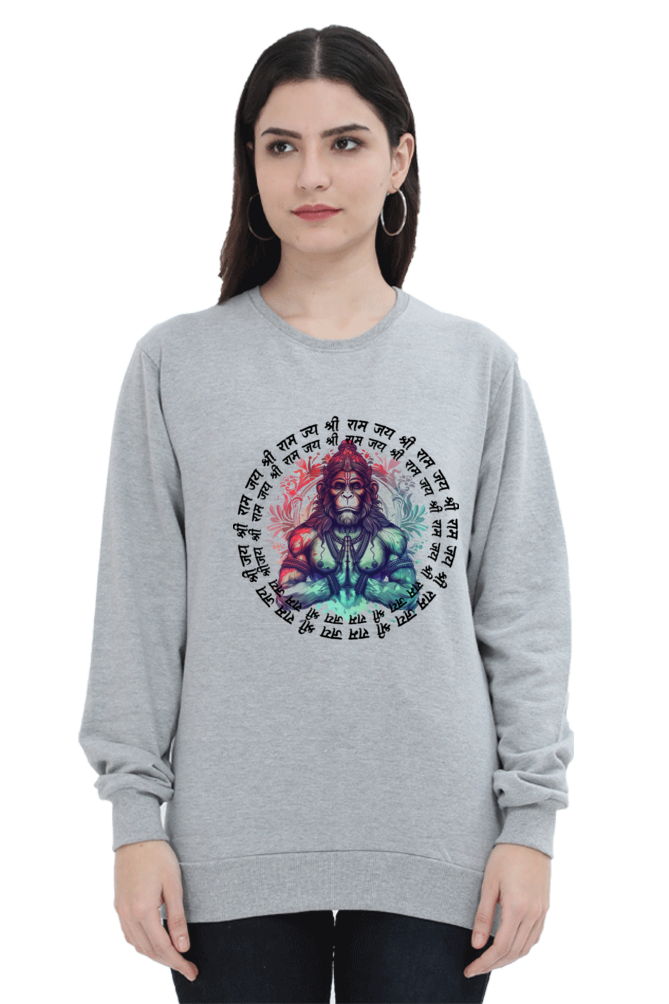 Hanuman Unyielding StrengthSweatshirt T-Shirts for Women Vastrdhamm