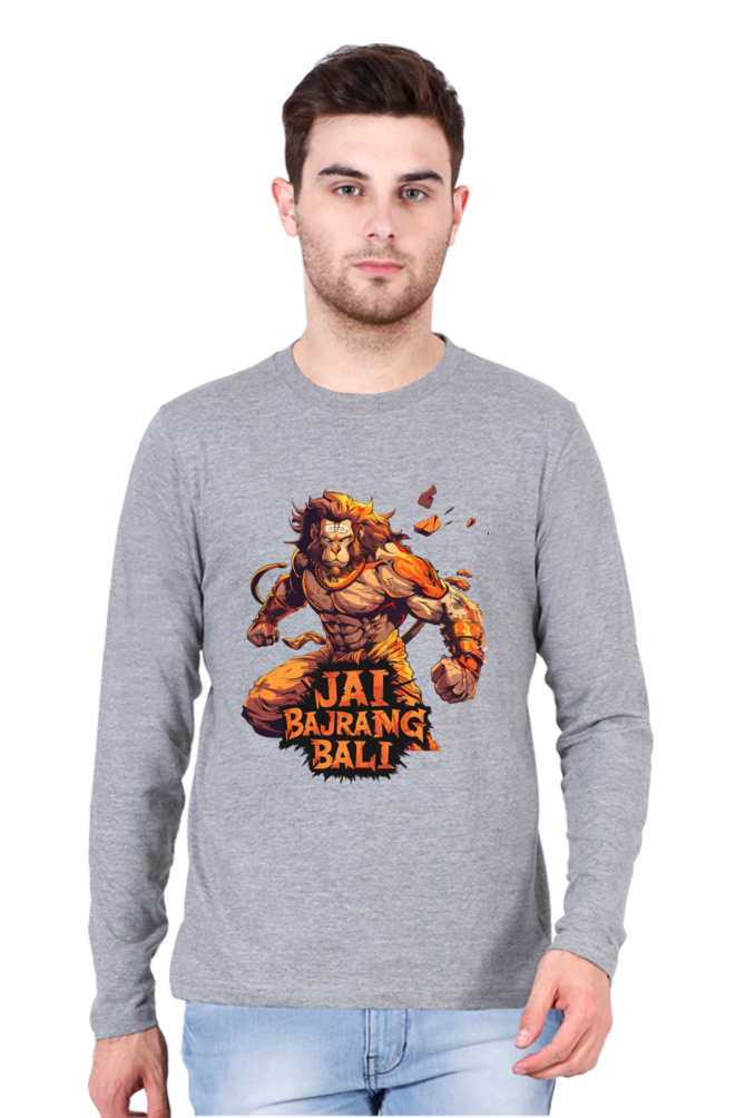 Majestic Hanuman Ji Round Neck Full Sleeve Vastrdhamm