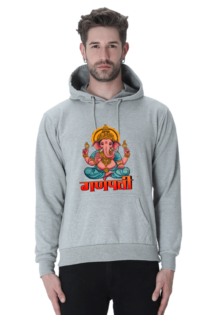 Jai Ganesha Victory Hoodie Sweatshirt T-Shirts for Men Vastrdhamm