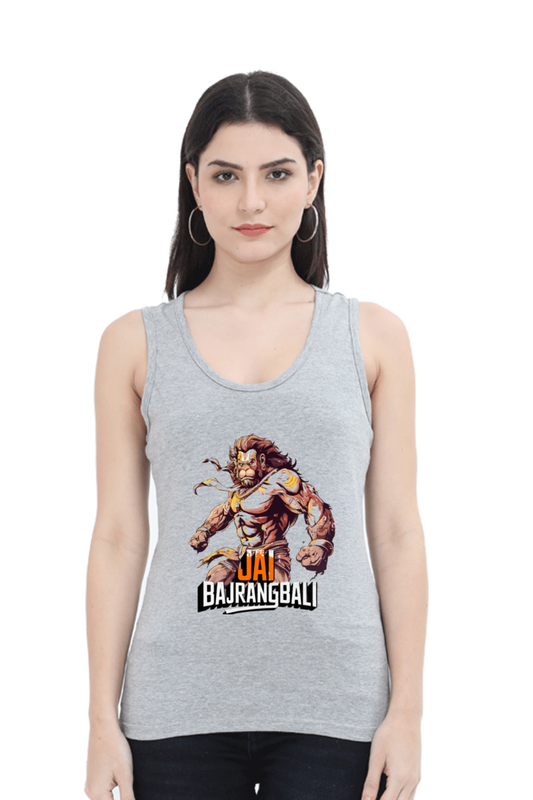 Hanuman StrongTank Top T-Shirts for Women Vastrdhamm