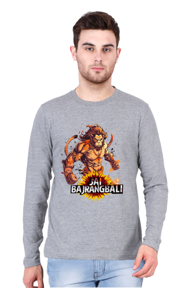 Dynamic Hanuman Ji Round Neck Full Sleeve Vastrdhamm