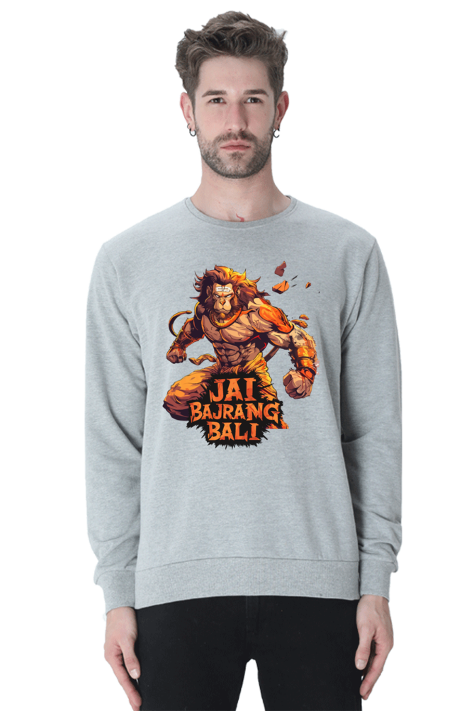 Hanuman Devotional Power Sweatshirt T-Shirts for Men Vastrdhamm