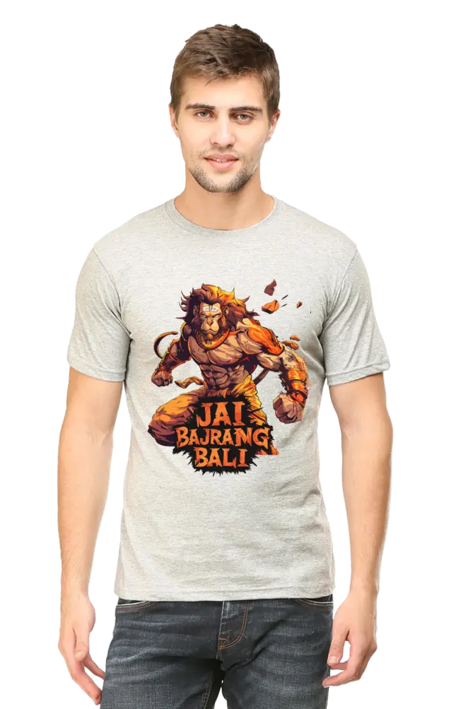 Hanuman in Meditation T-Shirt | Regular Fit Vastrdhamm