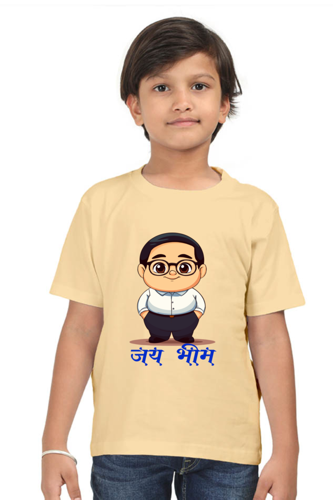 Ambedkar Vision Round Neck Half Sleeve Classic T-Shirts for Boy Vastrdhamm