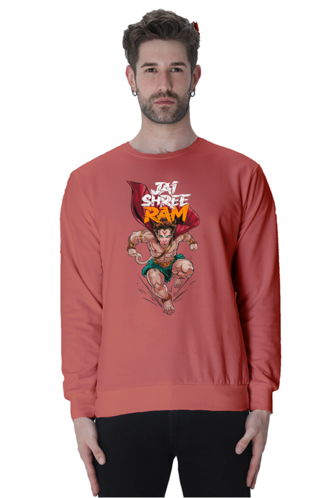 Hanuman Bhakti Power Sweatshirt T-Shirts for Men Vastrdhamm