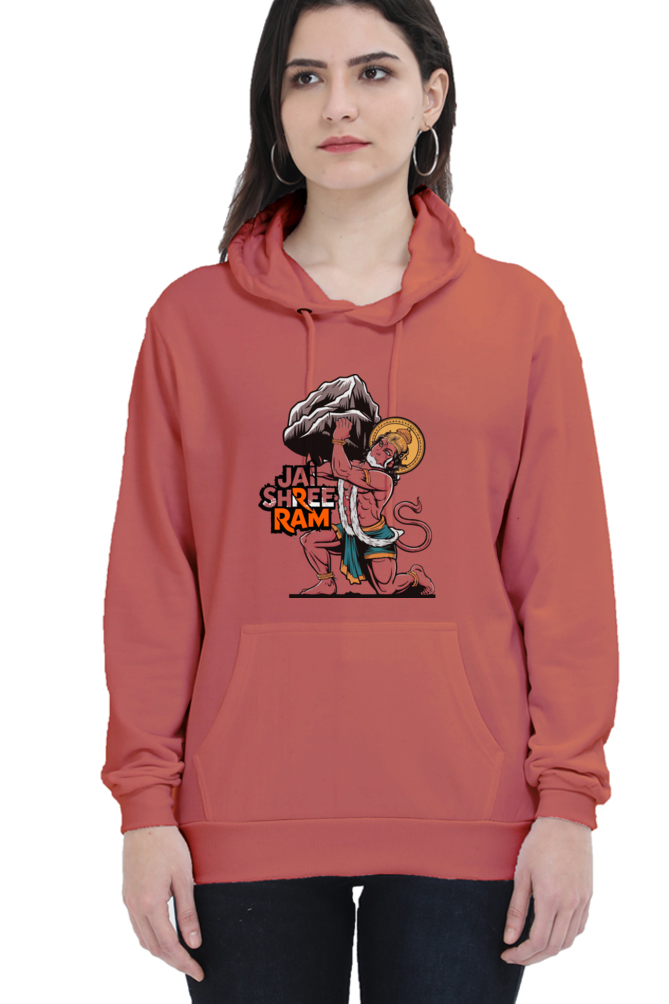 Hanuman Brave HeartHoodie Sweatshirt T-Shirts for Women Vastrdhamm