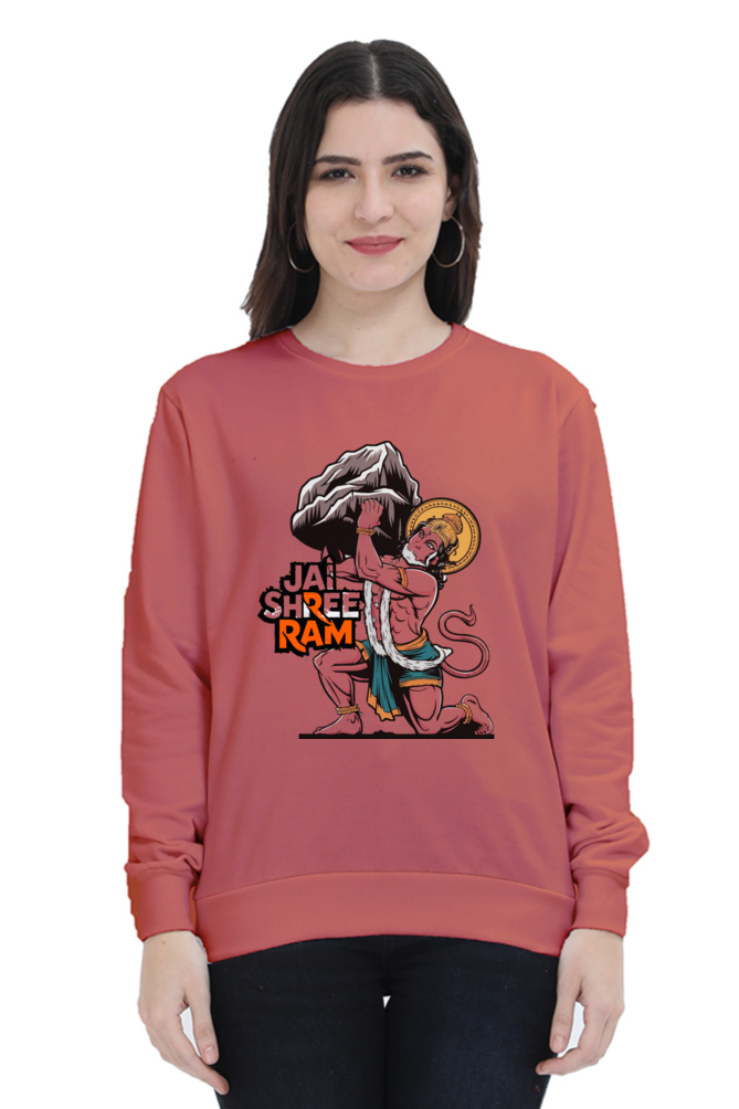 Hanuman Devotional SpiritSweatshirt T-Shirts for Women Vastrdhamm