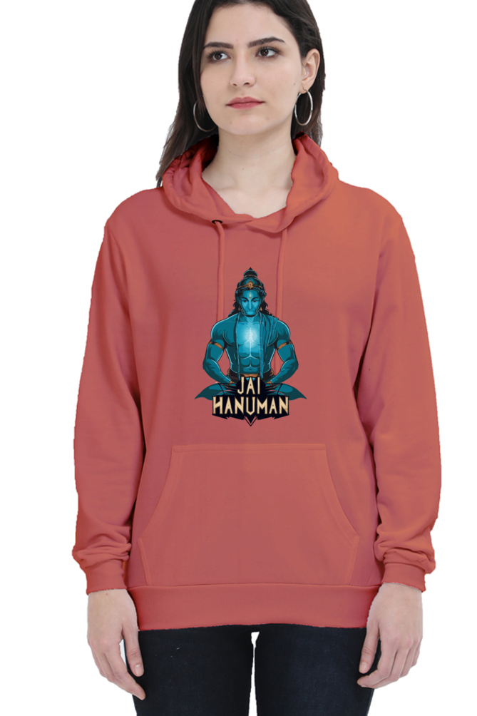 Hanuman Bhakti WarriorHoodie Sweatshirt T-Shirts for Women Vastrdhamm