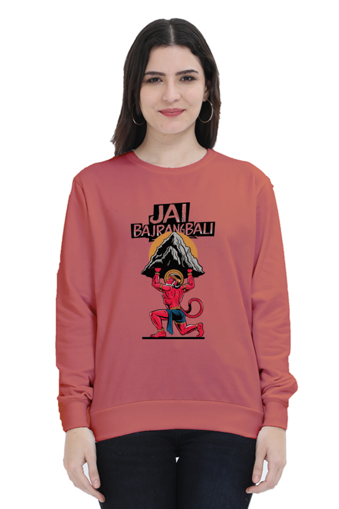 Hanuman Bhakti DevotionSweatshirt T-Shirts for Women Vastrdhamm