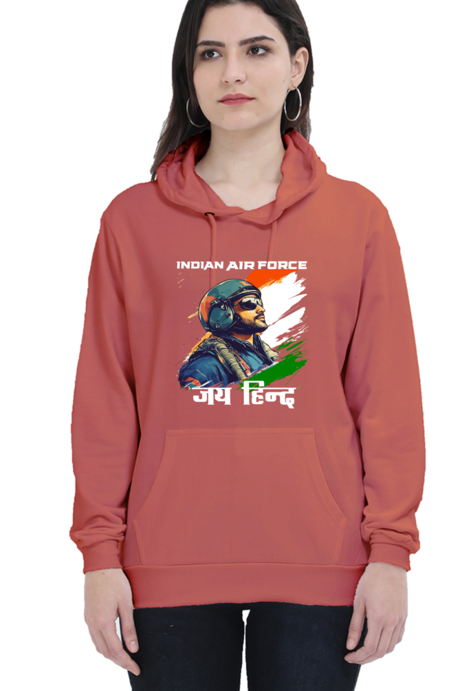 Blue Sky Defenders Indian Air Force. Hoodie Sweatshirt T-Shirts for Women Vastrdhamm