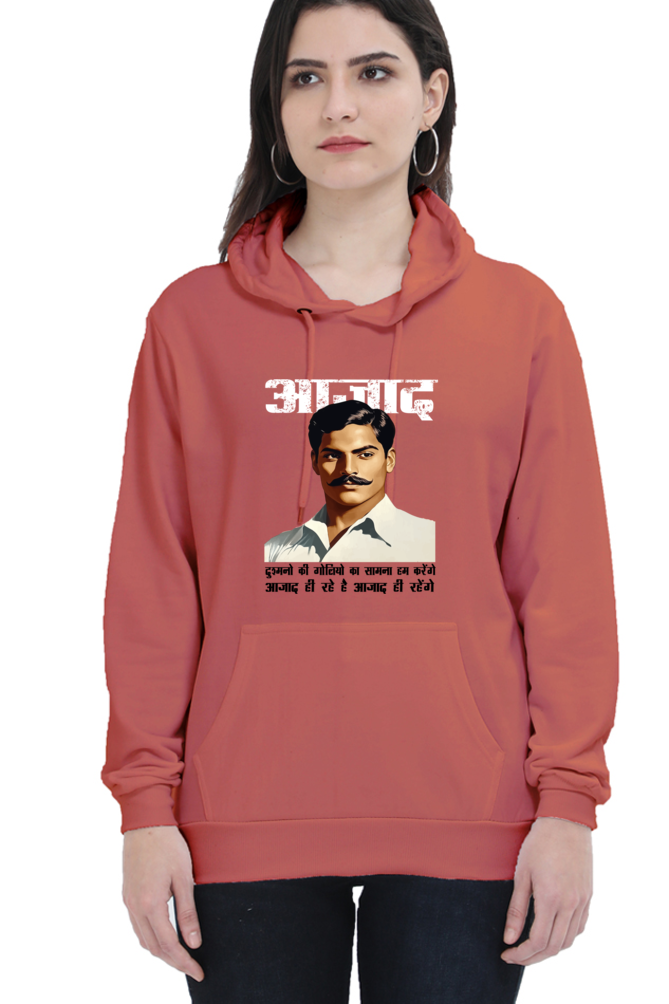 Chandra Shekhar Azad CourageHoodie Sweatshirt T-Shirts for Women Vastrdhamm