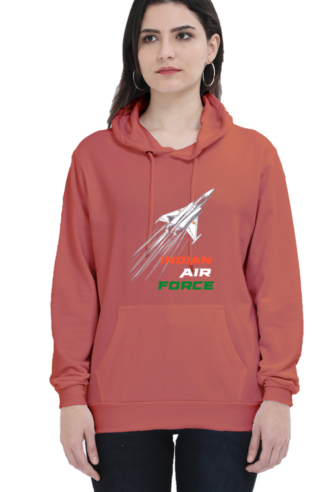 Blue Sky Defenders Indian Air Force. Hoodie Sweatshirt T-Shirts for Women Vastrdhamm