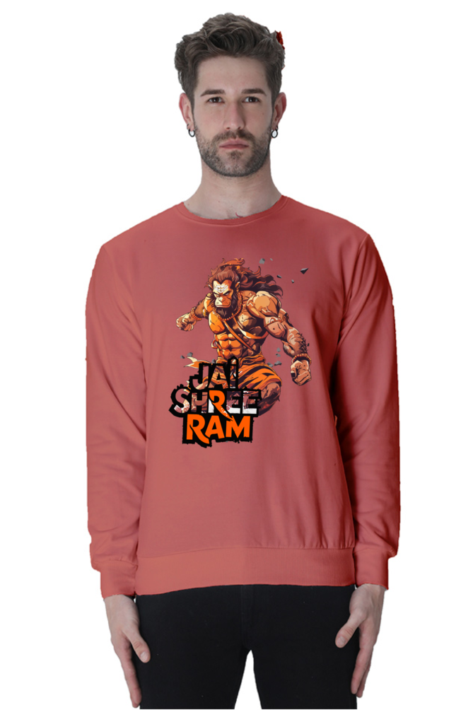 Hanuman Mountain Lifter Sweatshirt T-Shirts for Men Vastrdhamm