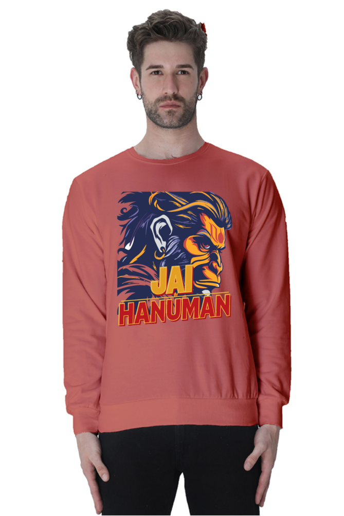 Hanuman Bhakti Strength Sweatshirt T-Shirts for Men Vastrdhamm