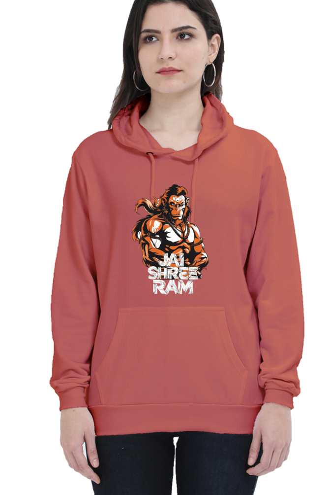 Hanuman Jai Shree RamHoodie Sweatshirt T-Shirts for Women Vastrdhamm