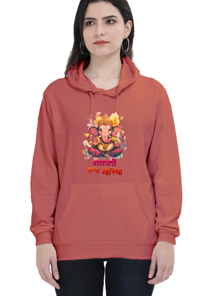 Jai Ganesha SpiritHoodie Sweatshirt T-Shirts for Women Vastrdhamm