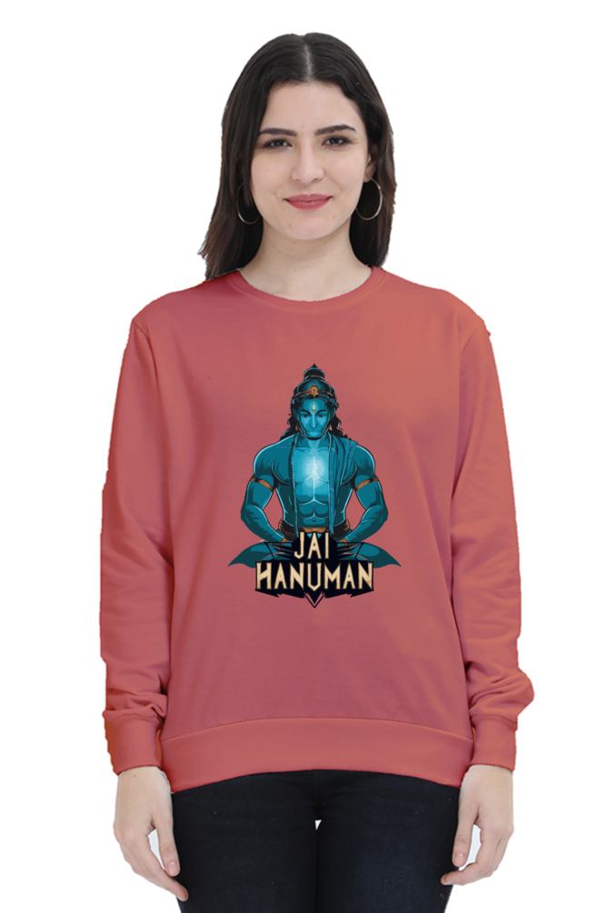 Hanuman Sacred MightSweatshirt T-Shirts for Women Vastrdhamm