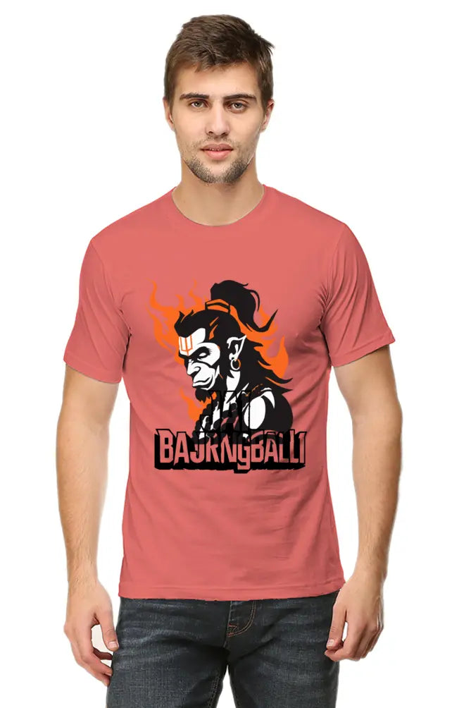 Hanuman The Symbol of Devotion and Strength T-Shirt | Regular Fit Vastrdhamm