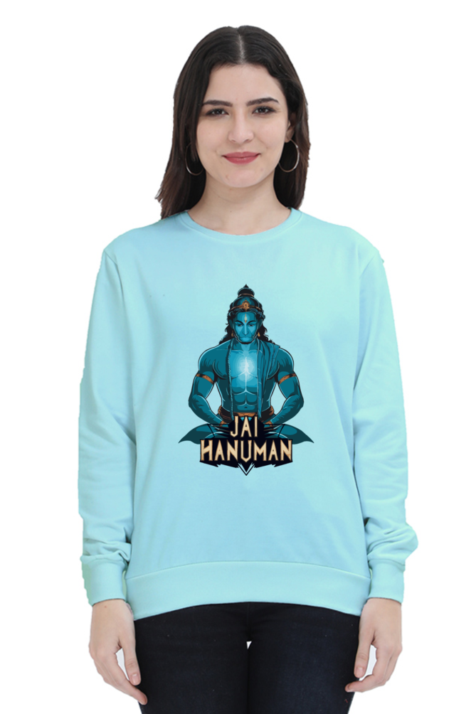 Hanuman Sacred MightSweatshirt T-Shirts for Women Vastrdhamm