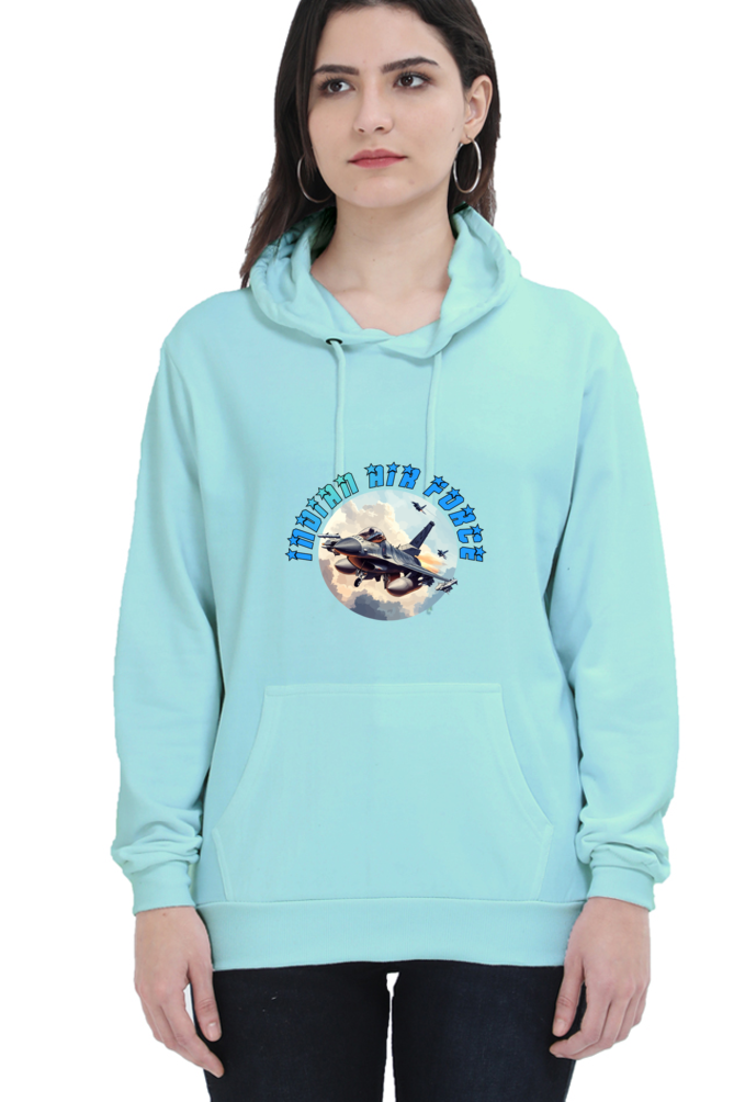 Sky Warriors: Indian Air Force Hoodie Sweatshirt T-Shirts for Women Vastrdhamm