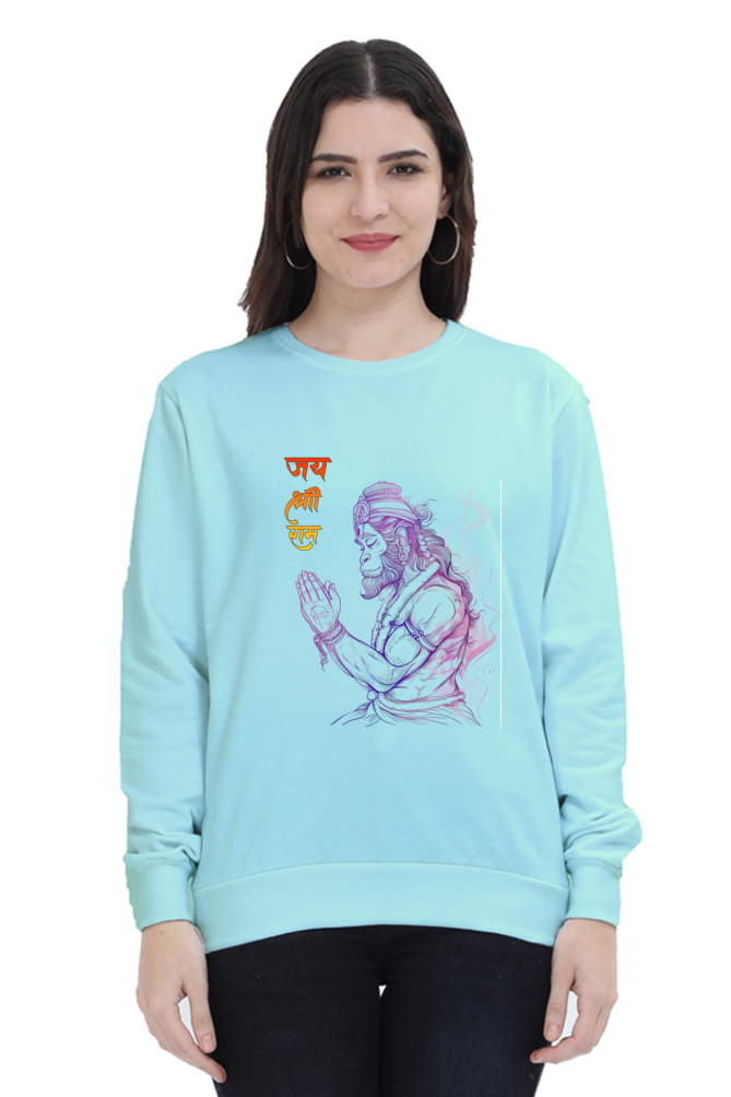 Hanuman Ethereal ForceSweatshirt T-Shirts for Women Vastrdhamm