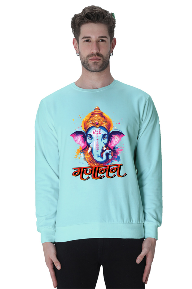 Ganesha Blessings Sweatshirt T-Shirts for Men Vastrdhamm