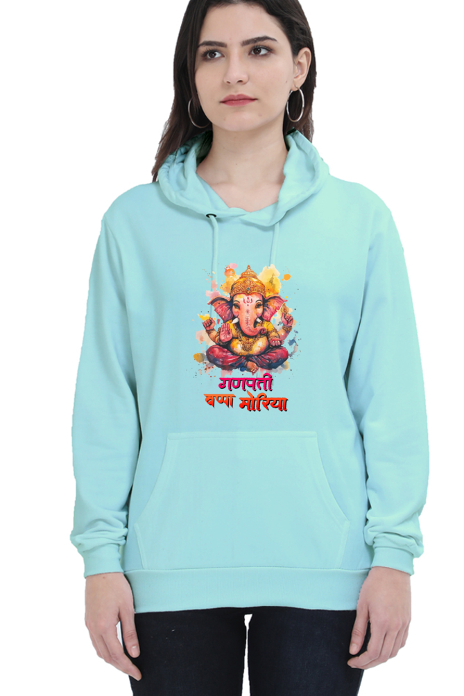 Jai Ganesha SpiritHoodie Sweatshirt T-Shirts for Women Vastrdhamm