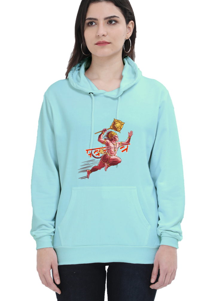 Hanuman Flying HighHoodie Sweatshirt T-Shirts for Women Vastrdhamm