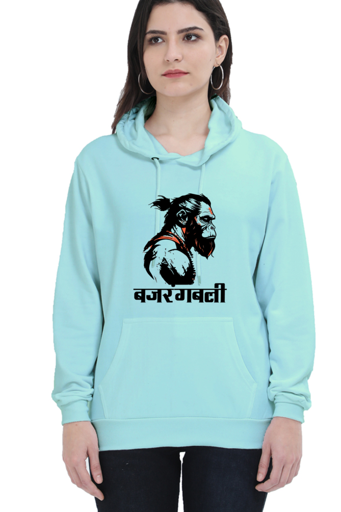 Hanuman Devotional PowerHoodie Sweatshirt T-Shirts for Women Vastrdhamm