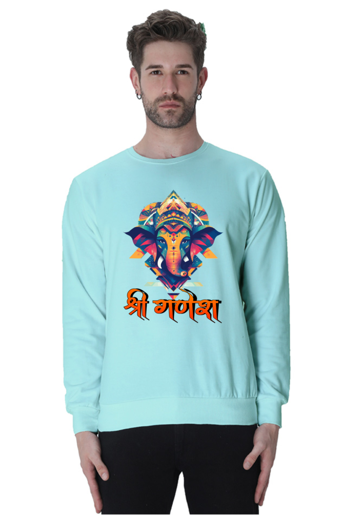 Jai Ganesha Protector Sweatshirt T-Shirts for Men Vastrdhamm