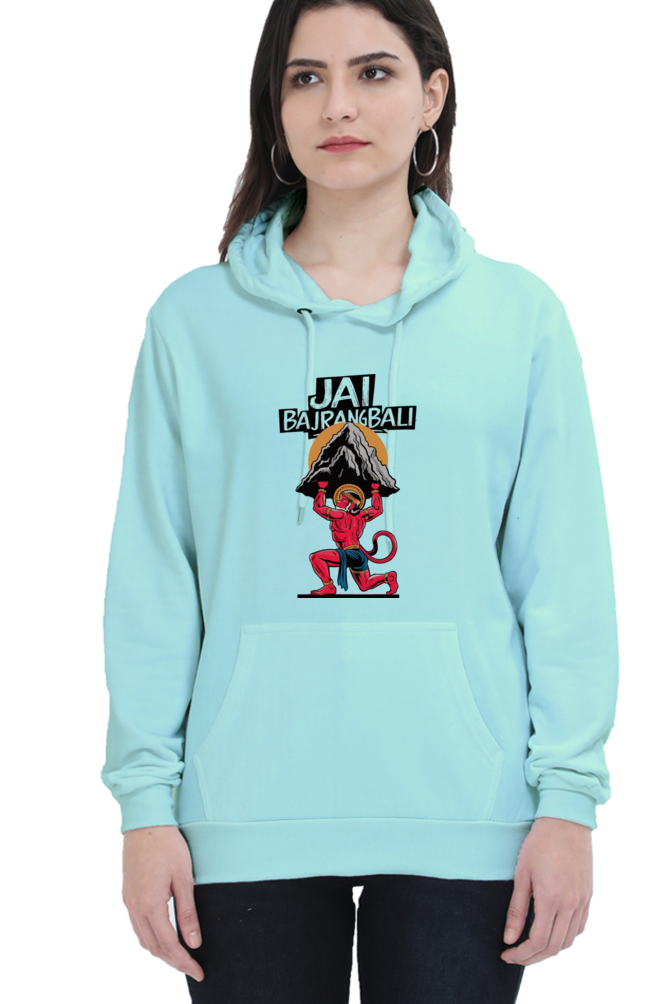 Hanuman Devotional WarriorHoodie Sweatshirt T-Shirts for Women Vastrdhamm