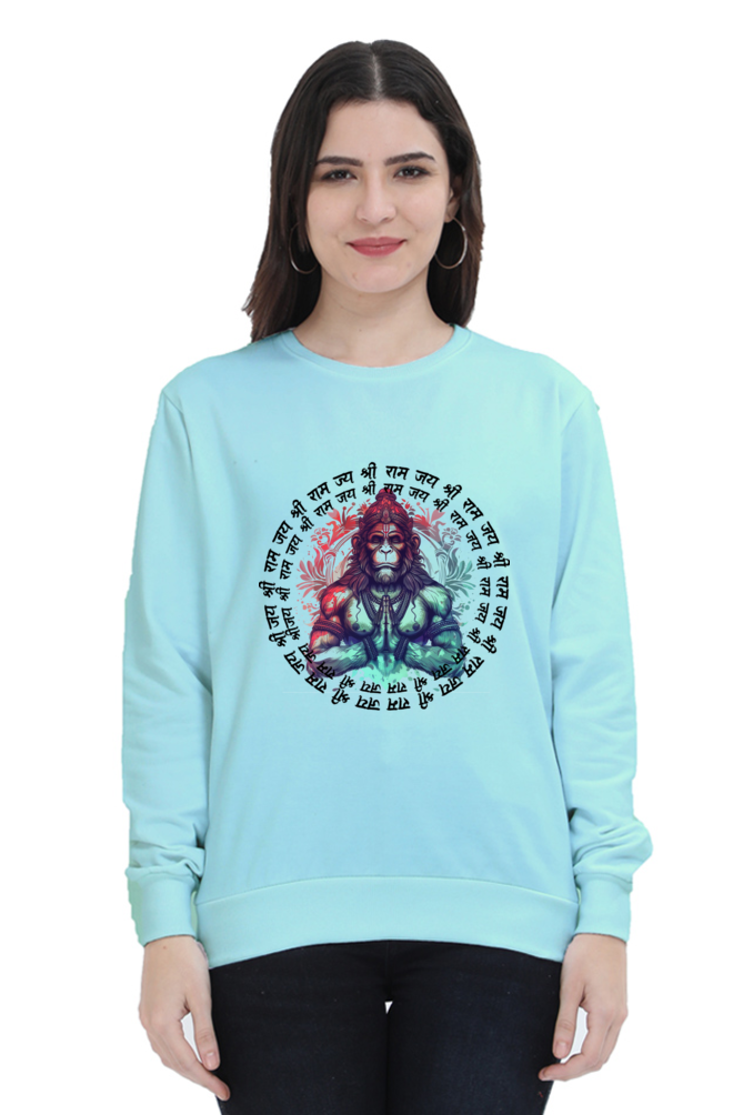 Hanuman Unyielding StrengthSweatshirt T-Shirts for Women Vastrdhamm