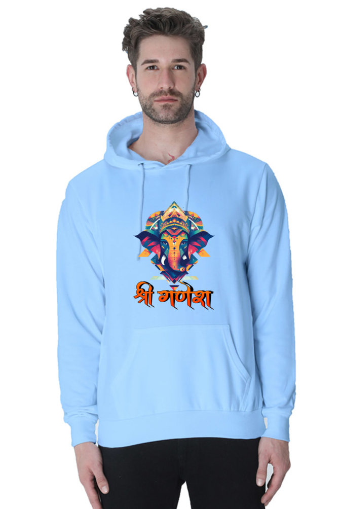 Jai Ganesha Protector Hoodie Sweatshirt T-Shirts for Men Vastrdhamm