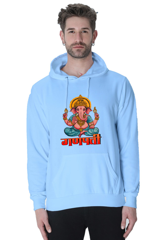 Jai Ganesha Victory Hoodie Sweatshirt T-Shirts for Men Vastrdhamm