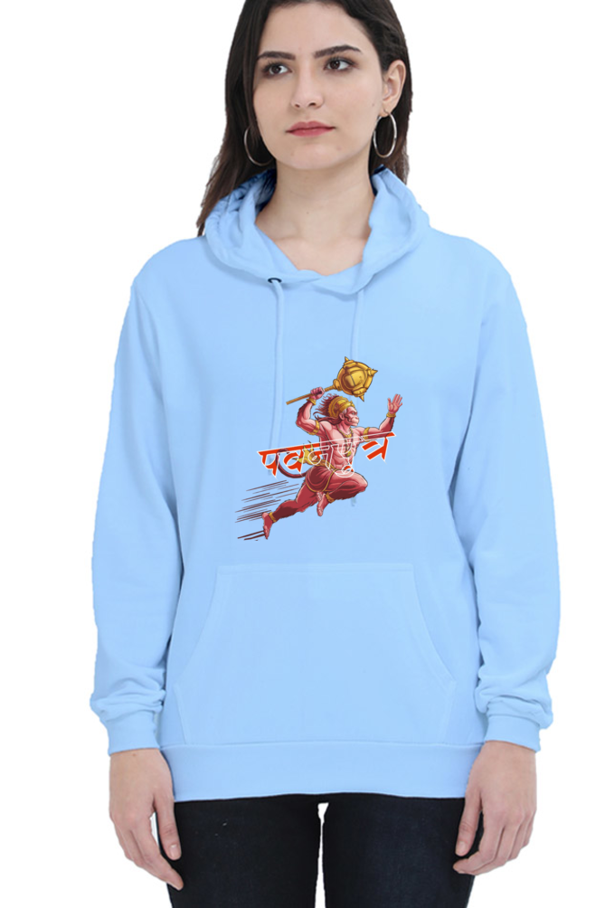 Hanuman Flying HighHoodie Sweatshirt T-Shirts for Women Vastrdhamm