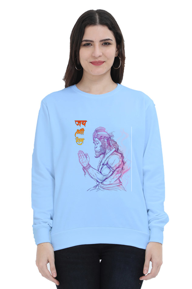 Hanuman Ethereal ForceSweatshirt T-Shirts for Women Vastrdhamm