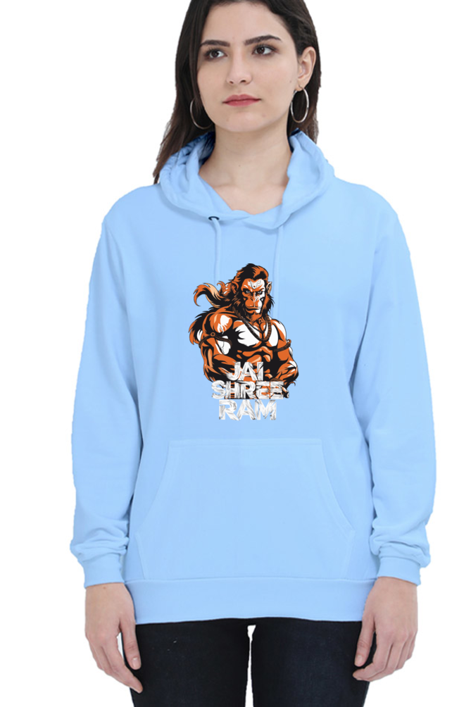 Hanuman Jai Shree RamHoodie Sweatshirt T-Shirts for Women Vastrdhamm