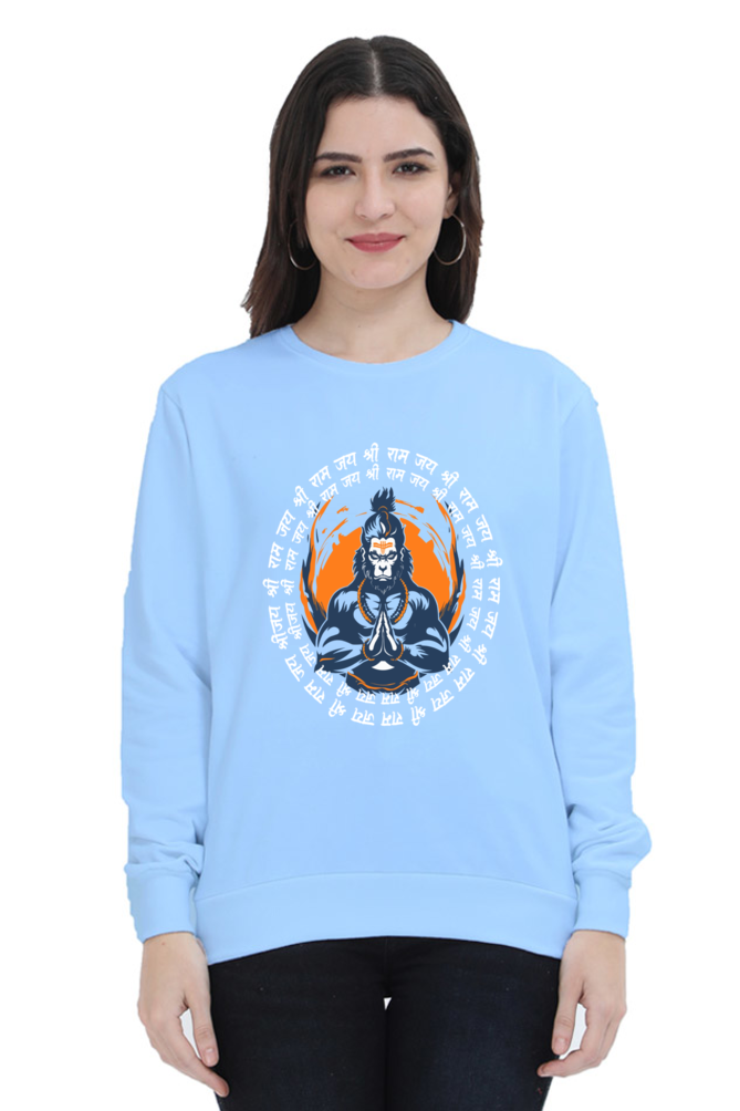 Hanuman Mountain LifterSweatshirt T-Shirts for Women Vastrdhamm